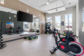 24/7 Gym with strength & cardio equipment